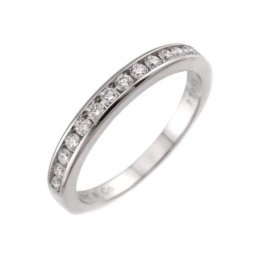 TIFFANY & CO. Silver Diamond Ring